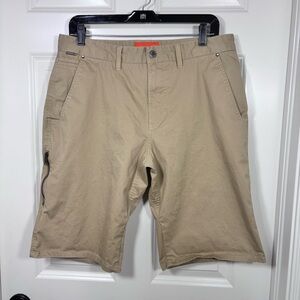Merrell Outdoor Hiking Shorts with Side Zip Pocket Men’s 34L Tan
